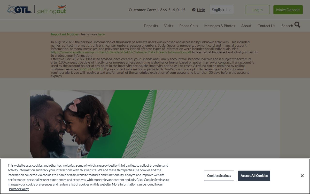 GettingOut video visitation platform for Maricopa County jail